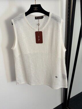 Loro Piana Open-Knit Vest